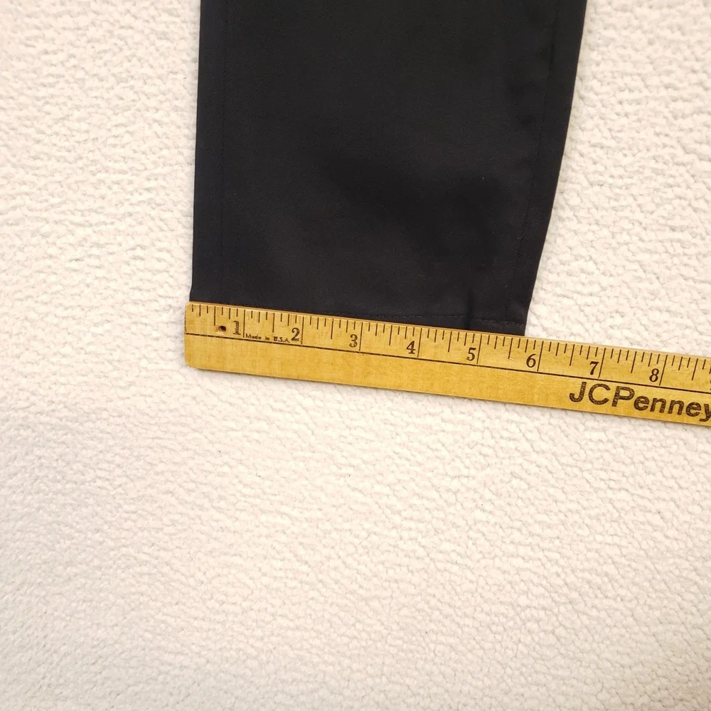 Banana Republic Fulton Skinny Fit Pants Mens 28x30 Black Chino Stretch Business
